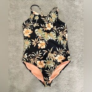 Volcom Girls” Tropical Swimsuit Size 12